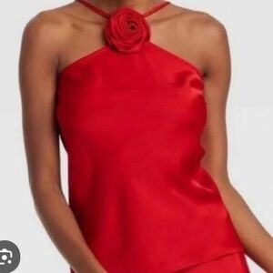 ❤️10/$16 New a new day Vibrant Red Dressy Top